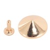 100pcs Mushroom Rivets Multipurpose Double Cap Mushroom Rivets for Belts