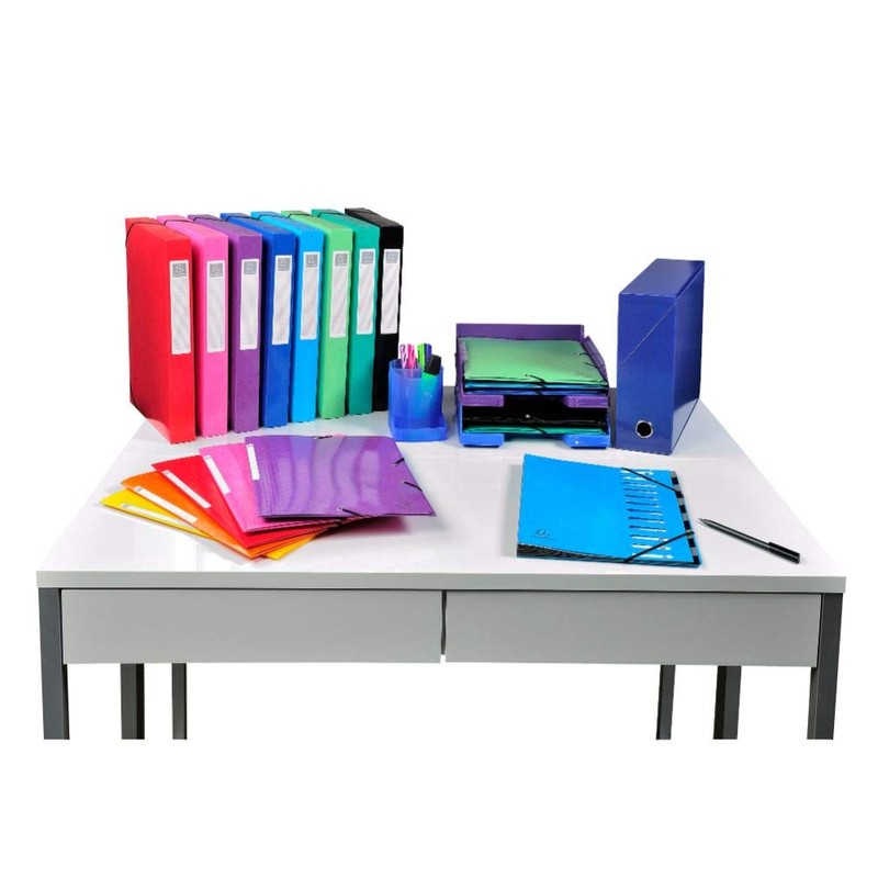 Exacompta Iderama 55821E Portfolio Folder with 3 Flaps and Elastic