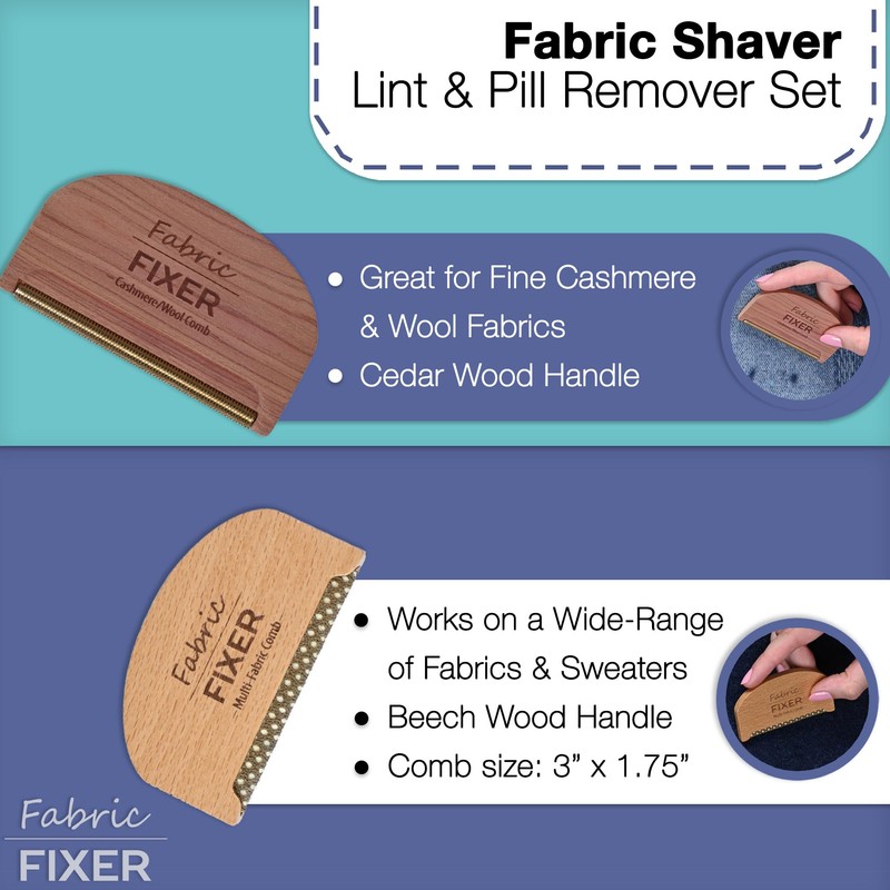 Cashmere Pill Remover Comb & Multi Fabric Shaver Depilling Sweater