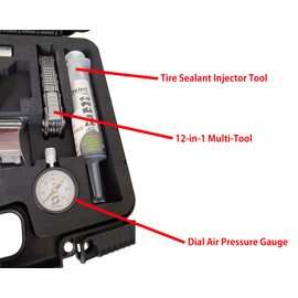 TireJect All-in-One Off-Road Tire Repair Tool Kit - Updated Emergency Tire Repair Pro Kit