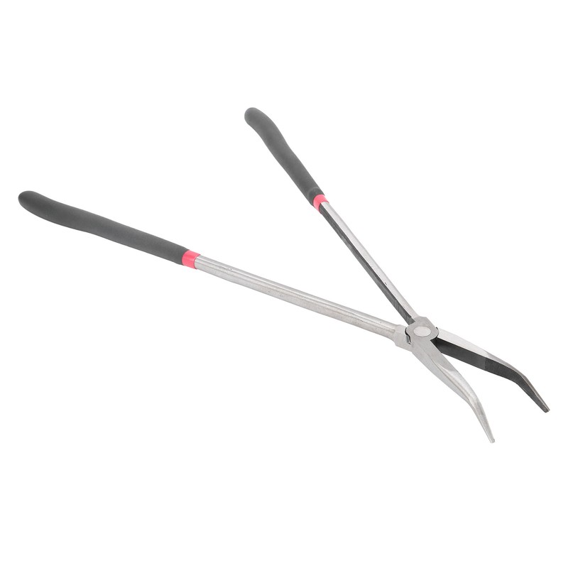 45 Degree Curved Nose Pliers with Long Handle Steel Pliers