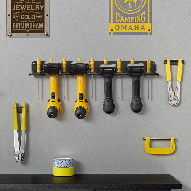 oviitech Power Tool Organizer Wall Mount，Power Tool Storage Rack for