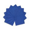 Solino Home 6 Inch Blue Cocktail Napkins Set of 12