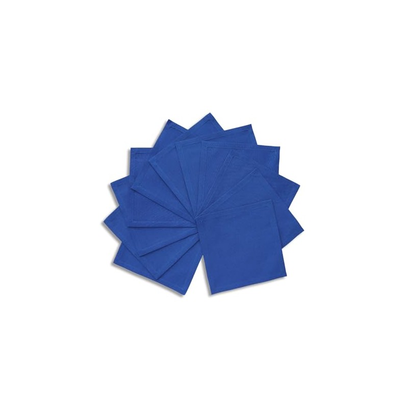 Solino Home 6 Inch Blue Cocktail Napkins Set of 12