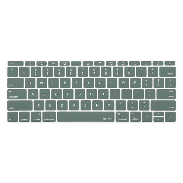 MOSISO Silicone Keyboard Cover Protective Skin Compatible with MacBook Pro