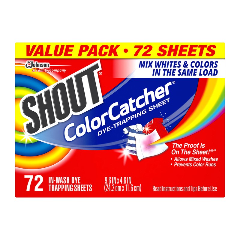 Shout Color Catchers for Laundry, Allow Mixed Washes, Prevents Color