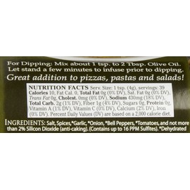 Dean Jacobs Jumbo Grinder- Bread Dipping Seasonings-5.5 oz