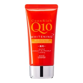 KOSE COSMEPORT Coen Rich Q10 White Deep Moisture Hand & Finger Cream 80 g (Japanese Import)