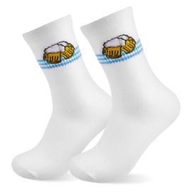 Oktoberfest Socken, Bier Geschenke für Männer Oktoberfest Accessoires Lustige socken Tennissocken Herren Biergeschenke für Männer & Frauen