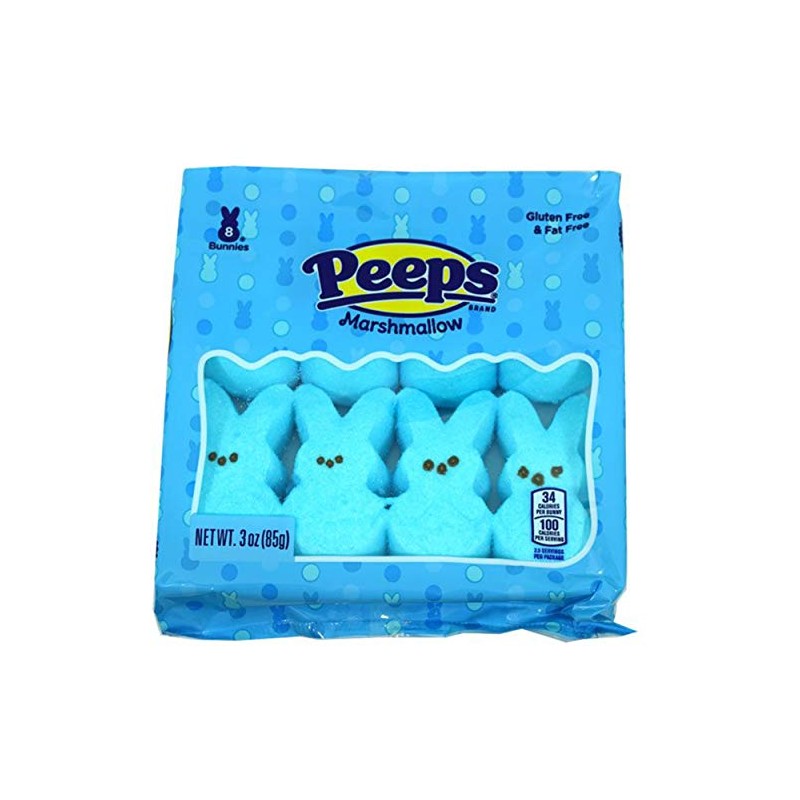 Peep (1 bag) Easter Blue Marshmallow Bunny Candy - 8