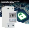 LCD Display Single Phase Adjustable Over Voltage Under Voltage Protector