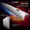 HOSHANHO 8 Inch Damascus Chef Knife, Professional VG-10 Damascus Super