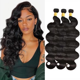 8A Brazilian Human Hair Bundles 20 22 24 Inch Soft and Healthy Body Wave Bundles Human Hair for Black Women Extension 300g