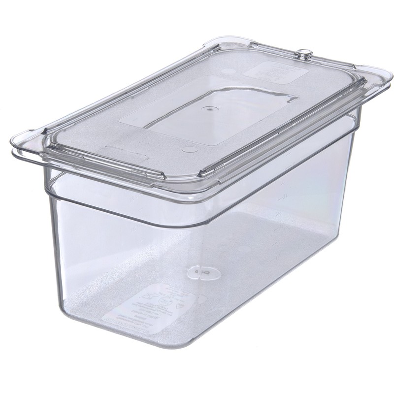 CFS 10276U07 StorPlus Third Size Polycarbonate Universal Flat Surface Food