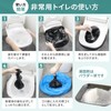 FORESIA Emergency Toilet, 14.1 oz (400 g), Simple Toilet, Coagulant