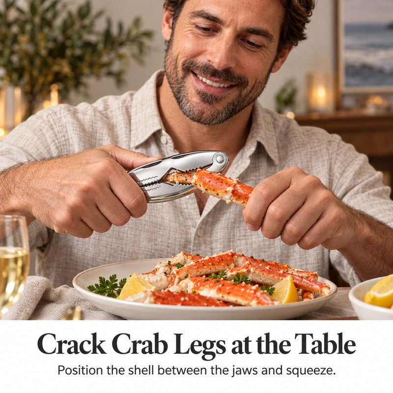 6-Piece Stainless Steel Seafood Tool Set – Crab & Lobster