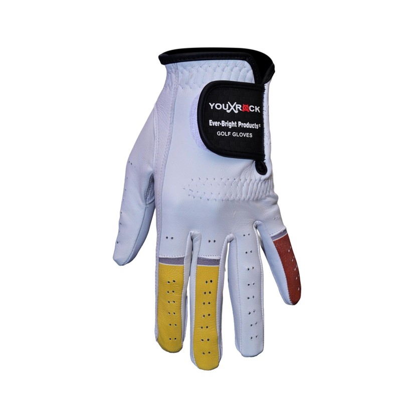 Ever-Bright Men's Golf Gloves OptiColors Premium Leather Golf Gloves .…