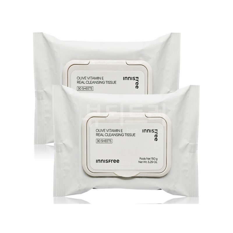 Innisfree Olive Vitamin E Real Cleansing Tissue 30 sheets X