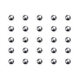 sourcing map Pack of 300 Precision Balls 2.5 mm Diameter G10 Chrome Steel Ball for Bearings Silver