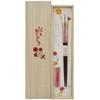 Ishida 63167 Dishwasher Safe Chopsticks, Paulownia Box, Chopsticks Rest, Pair