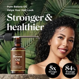 Batana Oil Hair Growth Serum with Rosemary, Scalp Detox Treatment, 1 fl oz