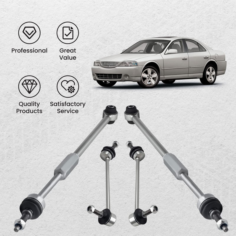maXpeedingrods for Lincoln LS 2000-2006 4pc Adjustable Torque Tie Rods