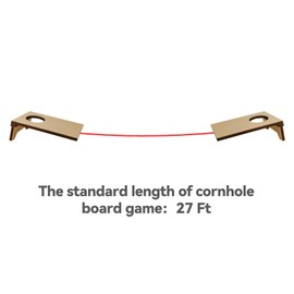 AIWEILUCK Cornhole Boards Distance Setup Tool, Cornhole Game Measuring Device-Place Your Cornhole Boards The Perfect 27FT Every Time!