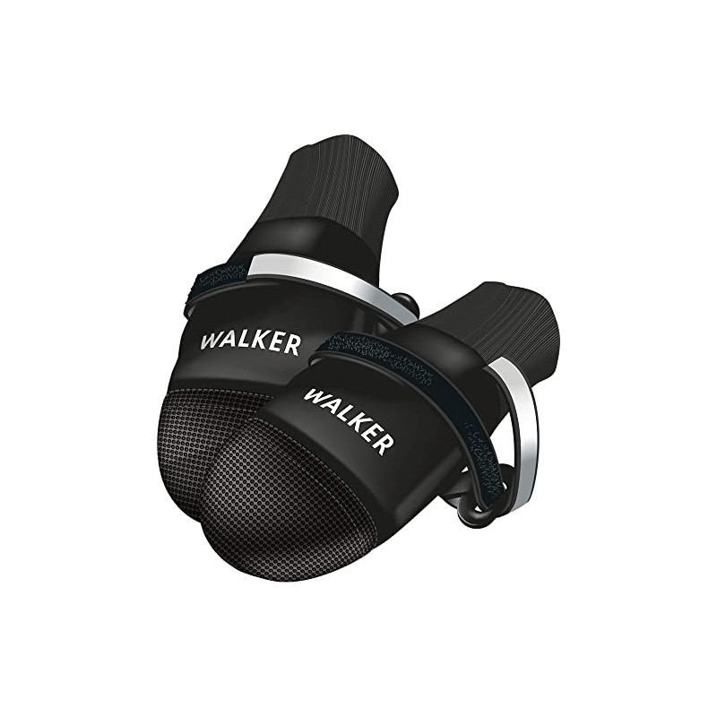 Trixie Walker Care Comfort Protective Dog Boots, Small, Black