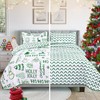 FRAMICS King Size 3-Piece Snowman Christmas Quilt Set - Ultrasonic