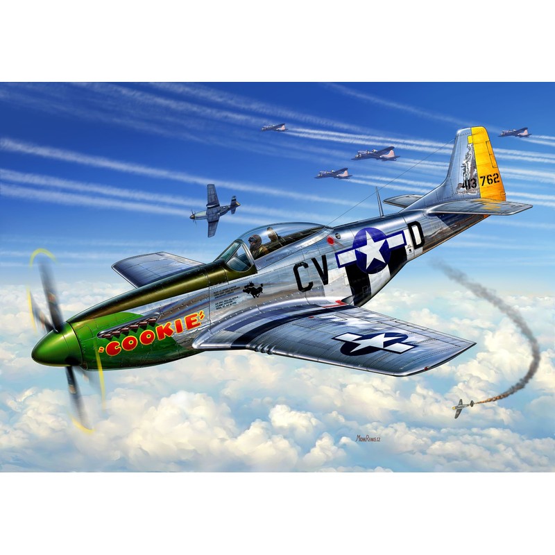 Revell 04148 P-51 D Mustang 1:72 Scale Unbuilt/Unpainted Plastic Model