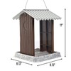 North States Village Collection Hopper Style Outhouse Birdfeeder: Easy Fill