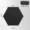 MASTERCANOPY Hexagonal Tent Footprint, 10x10FT Camping Footprint with Storage Bag