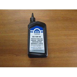 Mopar One Quart SAE 75W-140 Lubricante sintético para engranajes y ejes