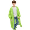 Muzeca Reusable Rain Ponchos for Children, Kids Raincoat with Sleeve,Emergency