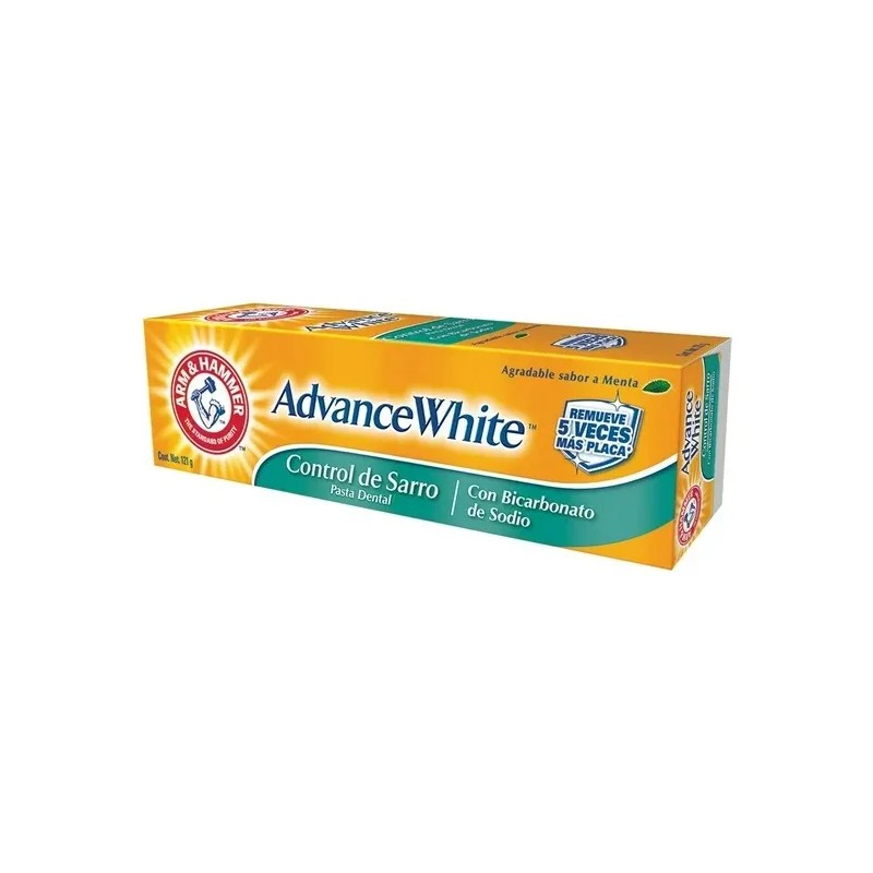 Pasta Dental Advance White Control Sarro Arm & Hammer 121g