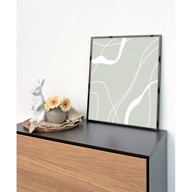 nielsen C2 Photo Frame, 24x30cm White Aluminium Picture Frame with