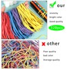 120 Pieces Large Rubber Bands, Colorful Elastic Bands Strong Elastic