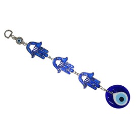 N250 Hamsa Hand - Hand of Fatima - Hand of Miriam & Lucky Evil Eye Wall Hanging Gift for Protection - Good Luck - Blessings - Balance - Harmony - Peace - Prosperity by Jeannieparnell