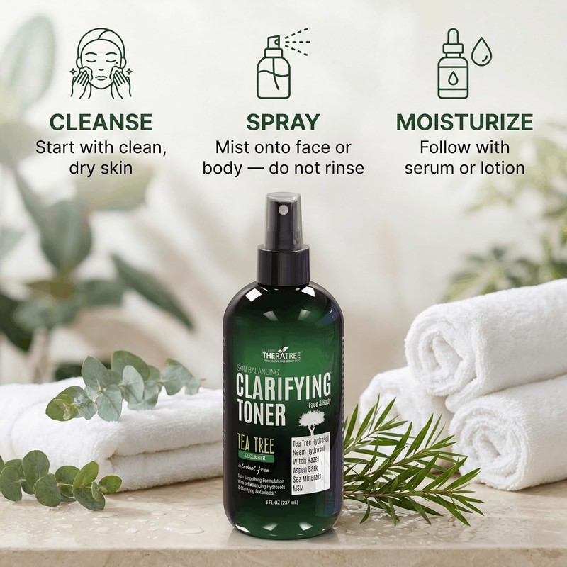 Oleavine Terratree Clearing Toner with MSM Tea Tree & Neem