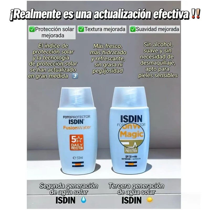 Isdin Fotoprotector Fusion Water Magic Oil Control 50, 50ml