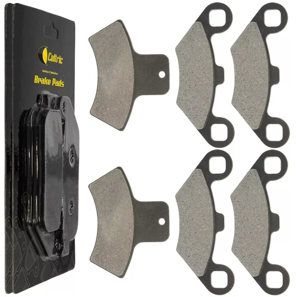 Caltric Front Rear Brake Pads for Polaris Magnum 500 1999