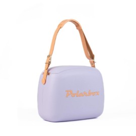 Lunch Tote Cooler Bag | Retro Lunch Box Picnic Reusable Lunch Bag Vintage Mini Cooler Hand Bag Includes 2 Food Containers! Food & Drinks Work, Travel, Beach, Camping 6L (Lilac Orange Sorbet)