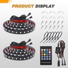 GOOACC RGB Truck Bed Light Strip 2PCS 60" 180 LEDs