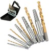 YUENTOEN Reverse Tap Set, 5 Pieces, Left Rotating Drill Bit