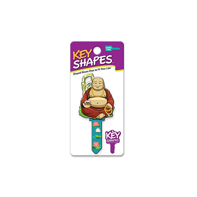 Lucky Line Key Shapes, Buddha, House Key Blank, SC1, 1