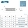 Leryati DIN 7991 A2 V2A Countersunk Screws M5 x 16