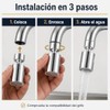 3 Pcs regadera para fregadero de cocina, Filtro de Agua