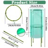COZYDIG 2Pcs Garden Plant Protectors,22.44 ''H × 9.45" w Reusable