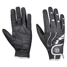 Dublin Pro Everyday Riding Gloves - Black Silver - Unisex