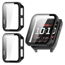 Kimiyaki 2 Pack for Garmin Venu X1 Screen Protector Case